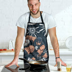 Personalized Carlton Blues Rugby Apron Aboriginal Dot Art - Dreamtime Football Mascot