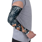 Personalized Carlton Blues Rugby Arm Sleeves Aboriginal Dot Art - Dreamtime Football Mascot