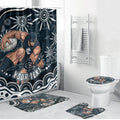 Personalized Carlton Blues Rugby Bathroom Set Aboriginal Dot Art - Dreamtime Football Mascot
