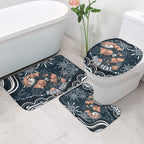 Personalized Carlton Blues Rugby Bathroom Set Aboriginal Dot Art - Dreamtime Football Mascot