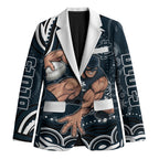 Personalized Carlton Blues Rugby Blazer Aboriginal Dot Art - Dreamtime Football Mascot