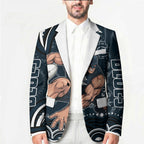 Personalized Carlton Blues Rugby Blazer Aboriginal Dot Art - Dreamtime Football Mascot