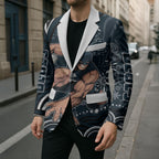 Personalized Carlton Blues Rugby Blazer Aboriginal Dot Art - Dreamtime Football Mascot