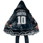 Personalized Carlton Blues Rugby Cloak Aboriginal Dot Art - Dreamtime Football Mascot