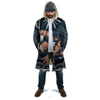 Personalized Carlton Blues Rugby Cloak Aboriginal Dot Art - Dreamtime Football Mascot