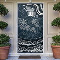 Personalized Carlton Blues Rugby Door Cover Aboriginal Dot Art - Dreamtime Football Mascot