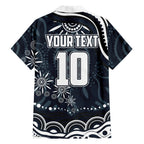 Personalized Carlton Blues Rugby Hawaiian Shirt Aboriginal Dot Art - Dreamtime Football Mascot