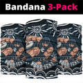 Personalized Carlton Blues Rugby Neck Gaiter Aboriginal Dot Art - Dreamtime Football Mascot