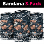 Personalized Carlton Blues Rugby Neck Gaiter Aboriginal Dot Art - Dreamtime Football Mascot