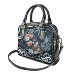 Personalized Carlton Blues Rugby Shoulder Handbag Aboriginal Dot Art - Dreamtime Football Mascot
