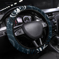 Carlton Blues Rugby Steering Wheel Cover Aboriginal Dot Art - Dreamtime Football Mascot