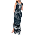 Personalized Carlton Blues Rugby Tank Maxi Dress Aboriginal Dot Art - Dreamtime Football Mascot