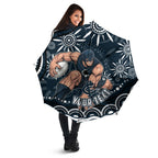 Personalized Carlton Blues Rugby Umbrella Aboriginal Dot Art - Dreamtime Football Mascot