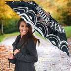 Personalized Carlton Blues Rugby Umbrella Aboriginal Dot Art - Dreamtime Football Mascot