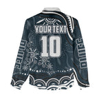 Personalized Carlton Blues Rugby Women Casual Shirt Aboriginal Dot Art - Dreamtime Football Mascot