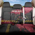 Personalised Penrith Panthers Rugby Back Car Seat Cover Black Panther Mascot - Sporty Splash Art Style