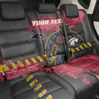 Personalised Penrith Panthers Rugby Back Car Seat Cover Black Panther Mascot - Sporty Splash Art Style