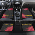 Personalised Penrith Panthers Rugby Car Mats Black Panther Mascot - Sporty Splash Art Style