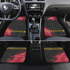Personalised Penrith Panthers Rugby Car Mats Black Panther Mascot - Sporty Splash Art Style