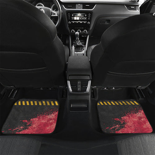 Personalised Penrith Panthers Rugby Car Mats Black Panther Mascot - Sporty Splash Art Style