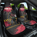 Personalised Penrith Panthers Rugby Car Seat Cover Black Panther Mascot - Sporty Splash Art Style