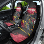 Personalised Penrith Panthers Rugby Car Seat Cover Black Panther Mascot - Sporty Splash Art Style