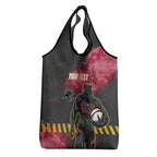 Personalised Penrith Panthers Rugby Grocery Bag Black Panther Mascot - Sporty Splash Art Style