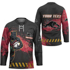 Personalised Penrith Panthers Rugby Hockey Jersey Black Panther Mascot - Sporty Splash Art Style