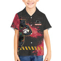 Personalised Penrith Panthers Rugby Kid Hawaiian Shirt Black Panther Mascot - Sporty Splash Art Style