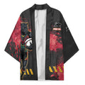 Personalised Penrith Panthers Rugby Kimono Black Panther Mascot - Sporty Splash Art Style
