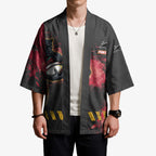 Personalised Penrith Panthers Rugby Kimono Black Panther Mascot - Sporty Splash Art Style