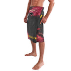 Personalised Penrith Panthers Rugby Lavalava Black Panther Mascot - Sporty Splash Art Style