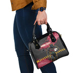 Personalised Penrith Panthers Rugby Shoulder Handbag Black Panther Mascot - Sporty Splash Art Style