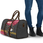 Personalised Penrith Panthers Rugby Travel Bag Black Panther Mascot - Sporty Splash Art Style