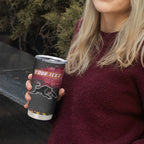 Personalised Penrith Panthers Rugby Tumbler Cup Black Panther Mascot - Sporty Splash Art Style