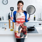 Personalised Dolphins Rugby Apron Dolphin Mascot - Sporty Splash Art Style