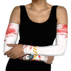 Personalised Dolphins Rugby Arm Sleeves Dolphin Mascot - Sporty Splash Art Style