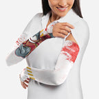 Personalised Dolphins Rugby Arm Sleeves Dolphin Mascot - Sporty Splash Art Style