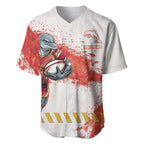 Personalised Dolphins Rugby Baseball Jersey Dolphin Mascot - Sporty Splash Art Style