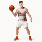 Personalised Dolphins Rugby Basketball Jersey Dolphin Mascot - Sporty Splash Art Style