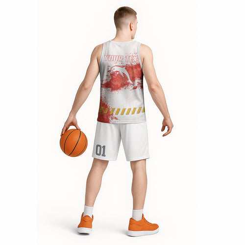 Personalised Dolphins Rugby Basketball Jersey Dolphin Mascot - Sporty Splash Art Style
