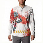 Personalised Dolphins Rugby Button Sweatshirt Dolphin Mascot - Sporty Splash Art Style