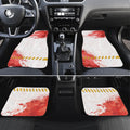 Personalised Dolphins Rugby Car Mats Dolphin Mascot - Sporty Splash Art Style