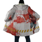 Personalised Dolphins Rugby Cloak Dolphin Mascot - Sporty Splash Art Style