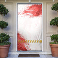 Personalised Dolphins Rugby Door Cover Dolphin Mascot - Sporty Splash Art Style