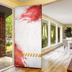 Personalised Dolphins Rugby Door Cover Dolphin Mascot - Sporty Splash Art Style