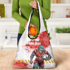 Personalised Dolphins Rugby Grocery Bag Dolphin Mascot - Sporty Splash Art Style