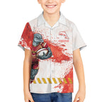 Personalised Dolphins Rugby Hawaiian Shirt Dolphin Mascot - Sporty Splash Art Style