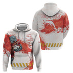 Personalised Dolphins Rugby Hoodie Dolphin Mascot - Sporty Splash Art Style