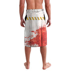 Personalised Dolphins Rugby Lavalava Dolphin Mascot - Sporty Splash Art Style